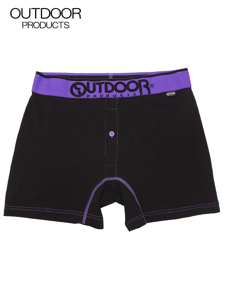 在庫処分 返品交換不可 大きいサイズ メンズ OUTDOOR PRODUCTS アウトドアプロダクツ ロゴ ウエストカラーゴム 前開き ボクサーパンツ 3L 4L 5L 6L