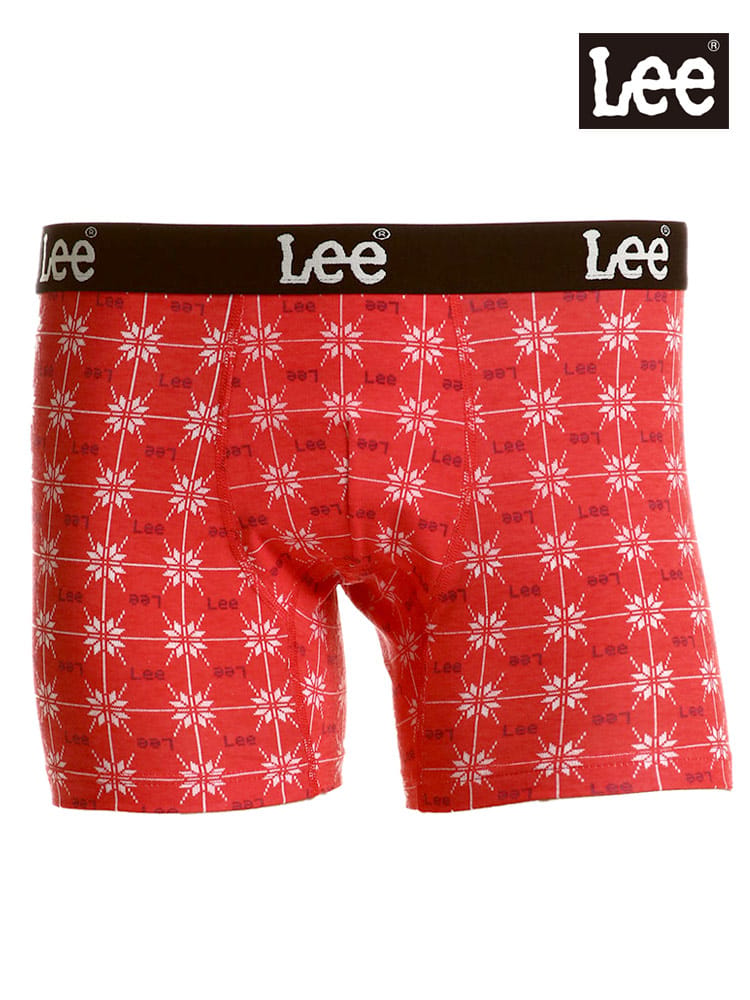 大きいサイズ メンズ Lee リー 雪ロゴ 前閉じ ボクサーパンツ 3L 4L 5L 6L