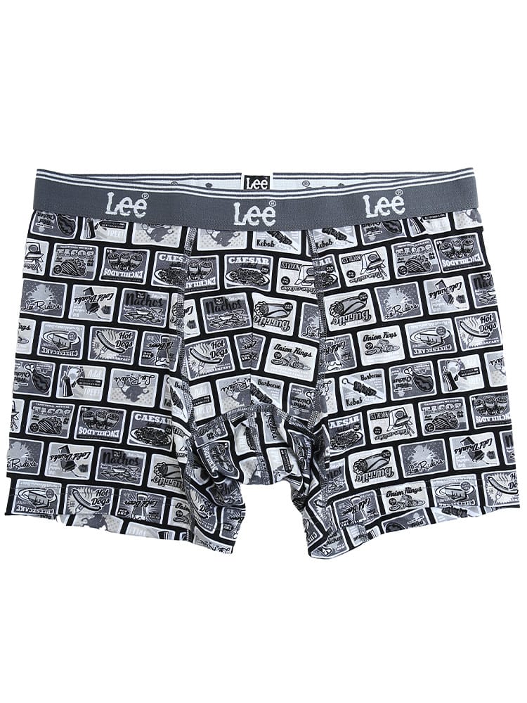 在庫処分 返品交換不可 大きいサイズ メンズ Lee リー ストレッチ サインボード 前閉じ ボクサーパンツ