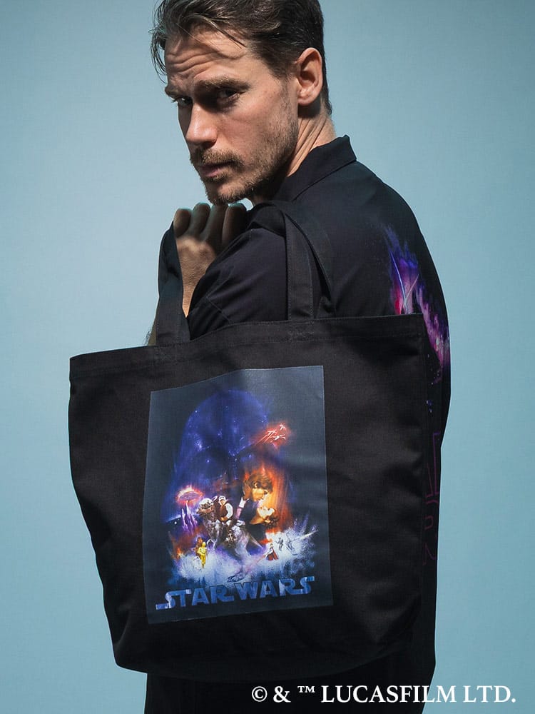 『STAR WARS/スター・ウォーズ』バッグ ユニセックス デザイントートバッグ デザインプリント / サカゼン80周年記念 オリジナルデザイン