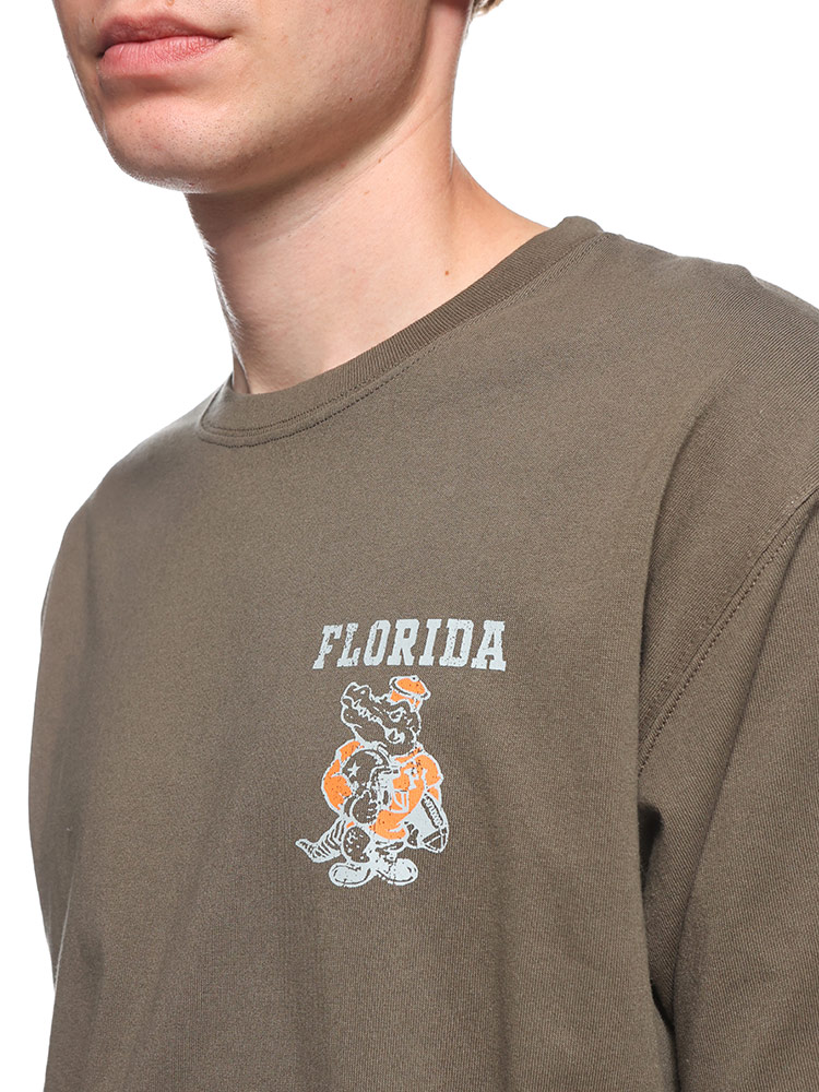 JEMORGAN Long Johns (ジェーイーモーガンロングジョーンズ) Florida アメフト×ワニ バックプリント 半袖 Tシャツ JE00322S トップス Tシャツ/カットソー 新品