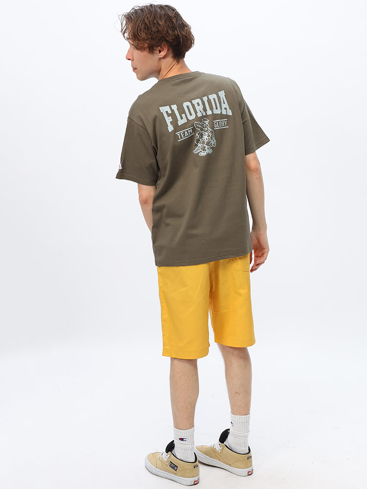 JEMORGAN Long Johns (ジェーイーモーガンロングジョーンズ) Florida アメフト×ワニ バックプリント 半袖 Tシャツ JE00322S トップス Tシャツ/カットソー 新品