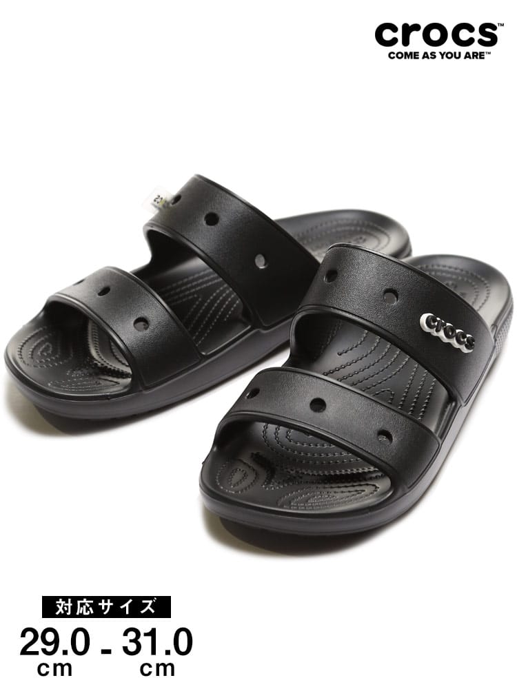 大きいサイズ メンズ crocs (クロックス) 防臭 2ストラップ サンダル CROCS SANDAL