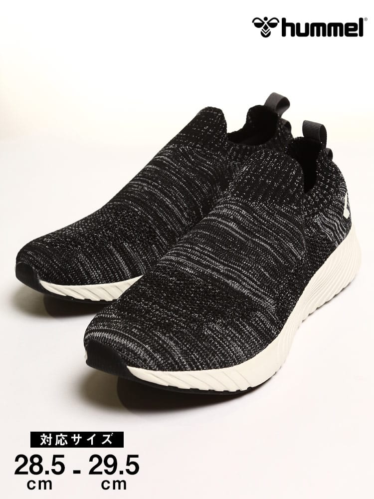 大きいサイズ メンズ hummel (ヒュンメル) シームレスニット 軽量 スニーカー REESE BREAKER SEAMLESS