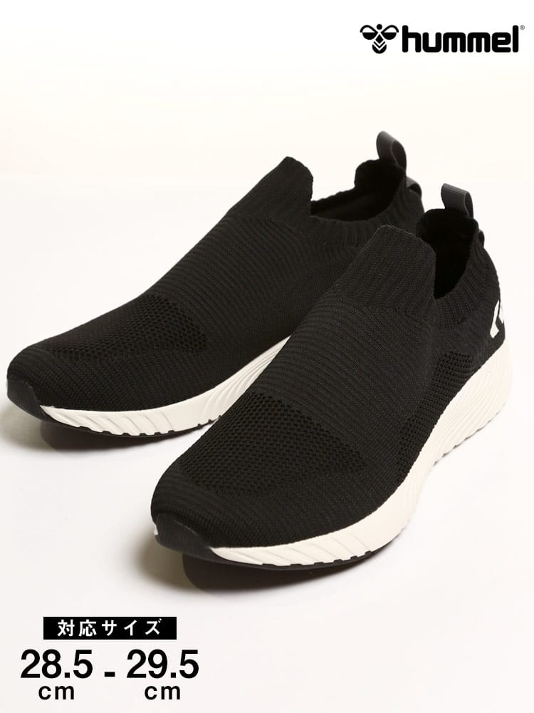 大きいサイズ メンズ hummel (ヒュンメル) シームレスニット 軽量 スニーカー REESE BREAKER SEAMLESS