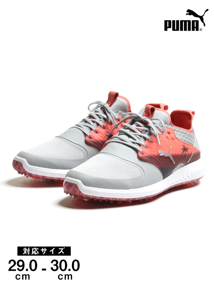 大きいサイズ メンズ PUMA (プーマ) ゴルフ イグナイト パワーアダプト ケージド パームス スパイク スニーカー