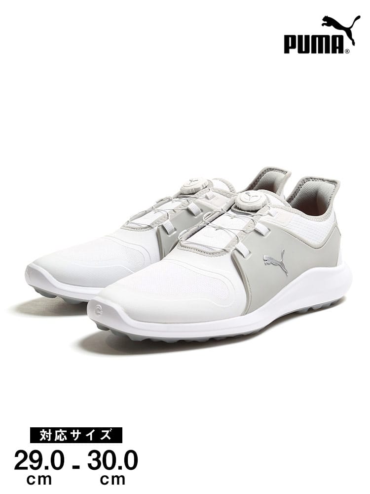 大きいサイズ メンズ PUMA (プーマ) ゴルフ イグナイト FASTEN8 ディスク スパイクレス スニーカー