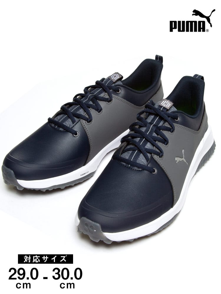 大きいサイズ メンズ PUMA (プーマ) ロゴ ローカットスニーカー グリップ フュージョン プロ 3.0