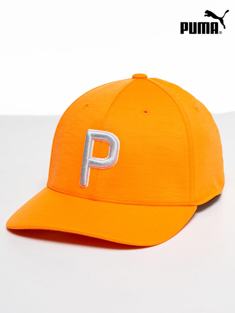 大きいサイズ メンズ PUMA (プーマ) 刺繍 ゴルフ P 110 スナップバック キャップ