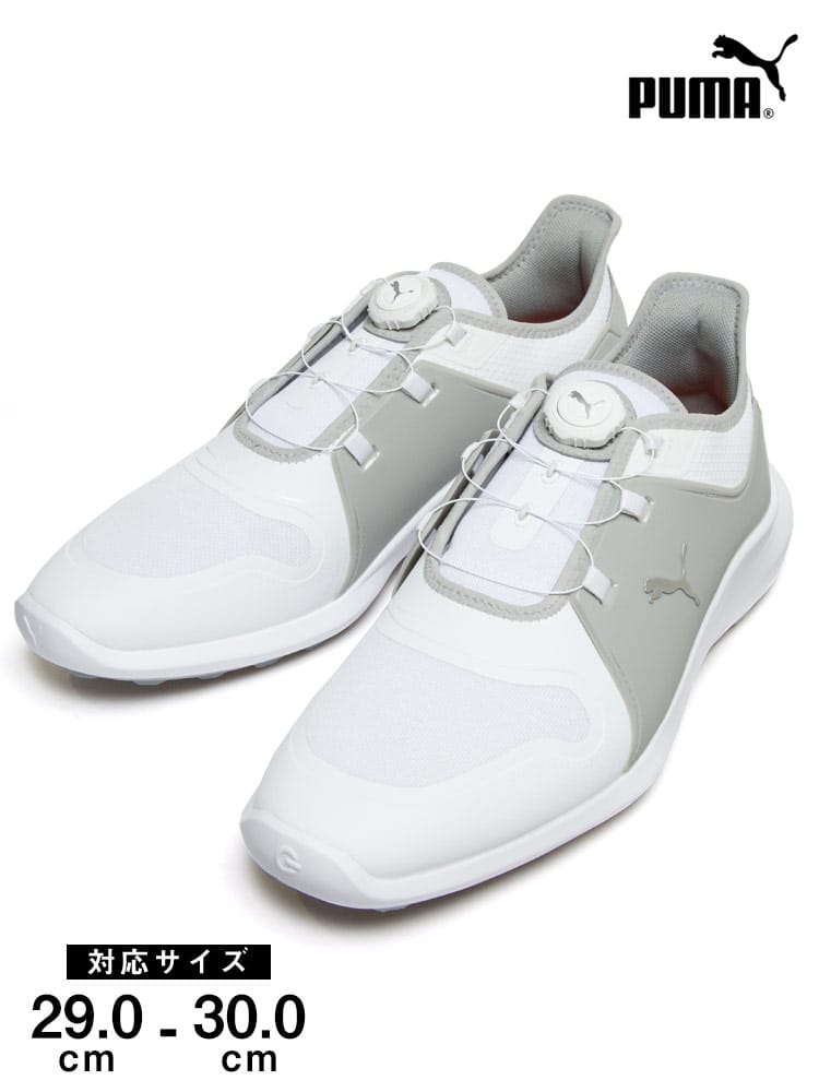 大きいサイズ メンズ PUMA (プーマ) クロージャーシステム ローカットスニーカー IGNITE FASTEN8 DISC