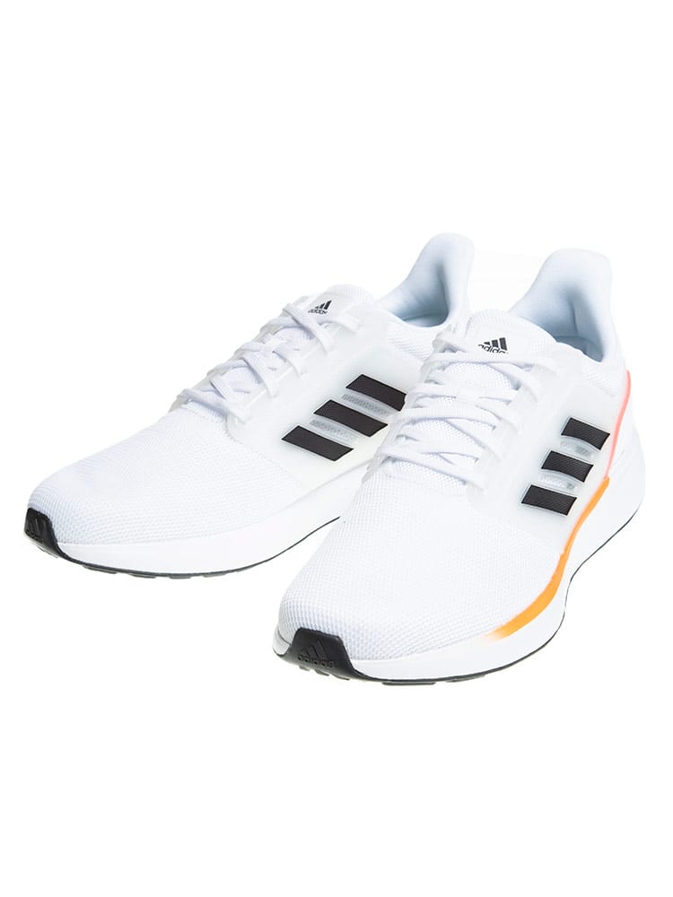大きいサイズ メンズ adidas (アディダス) スリーストライプ メッシュ スニーカー EQ19 RUN M WHITE