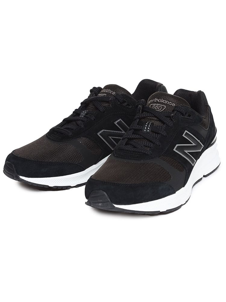 大きいサイズ メンズ new balance (ニューバランス) メッシュ スエード ローカットスニーカー 幅広4E MW880