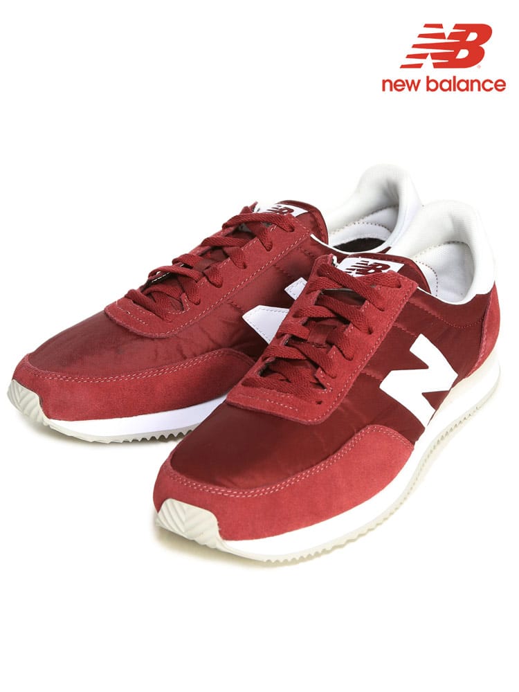 大きいサイズ メンズ new balance (ニューバランス) スエード ナイロン ロゴ ローカットスニーカー UL720 AC