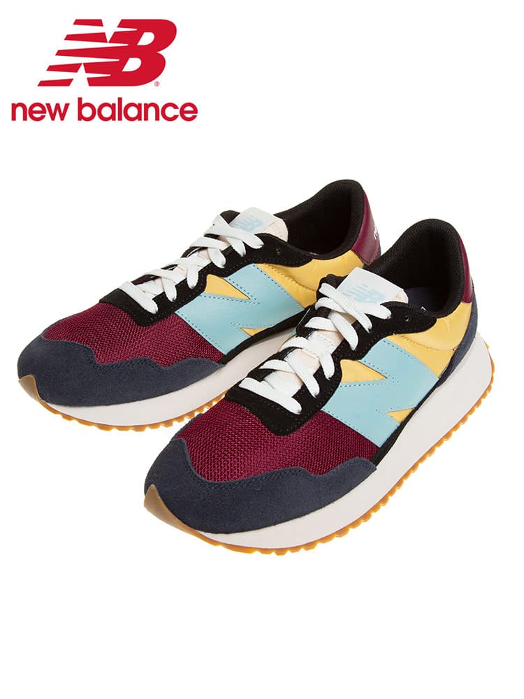 new balance (ニューバランス) スエード メッシュ レトロ ローカットスニーカー MS237