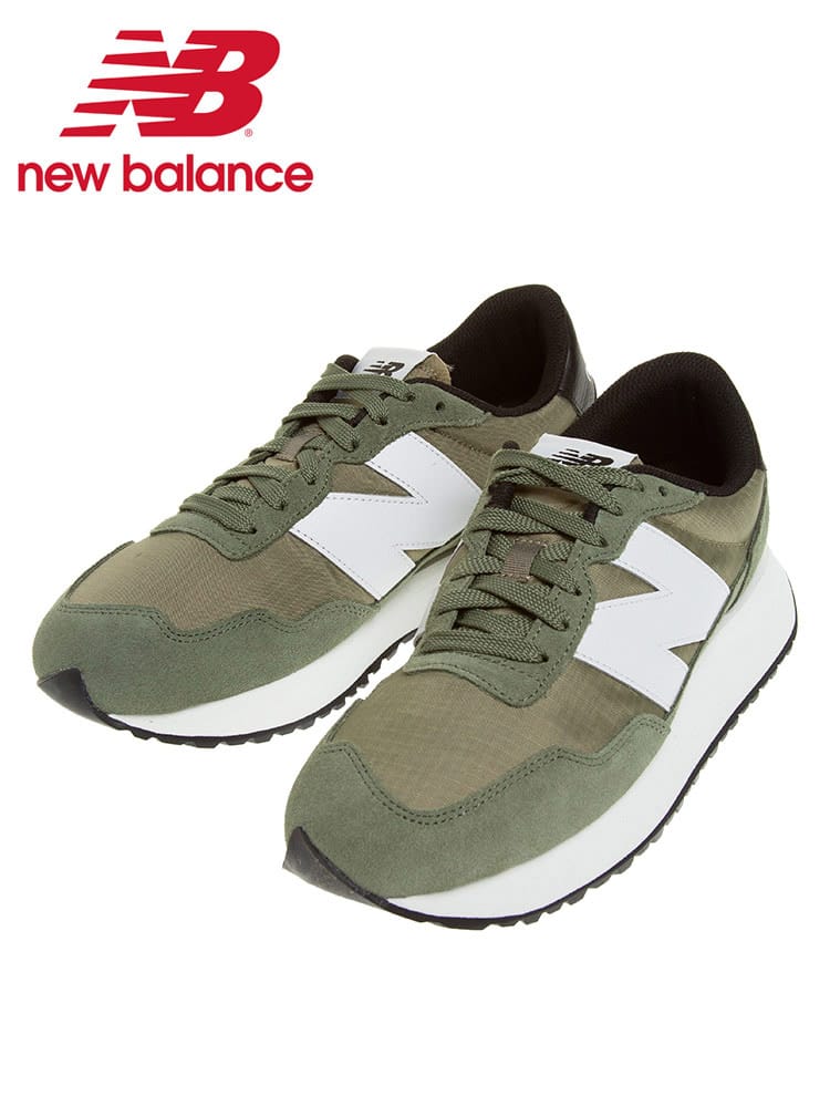 new balance (ニューバランス) スエード メッシュ レトロ ローカットスニーカー MS237
