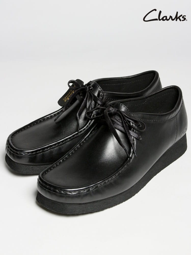 大きいサイズ メンズ Clarks (クラークス) レザー レースアップ 