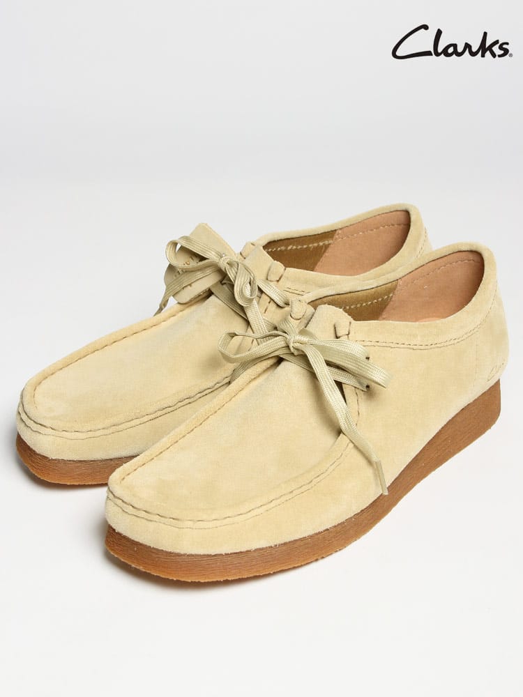 大きいサイズ メンズ Clarks (クラークス) スエード レースアップ シューズ WALLABEE 2 MAPLE
