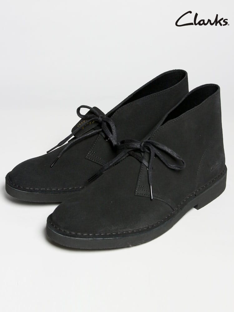 大きいサイズ メンズ Clarks (クラークス) スエード デザートブーツ DESERT BOOT 2 BLACK
