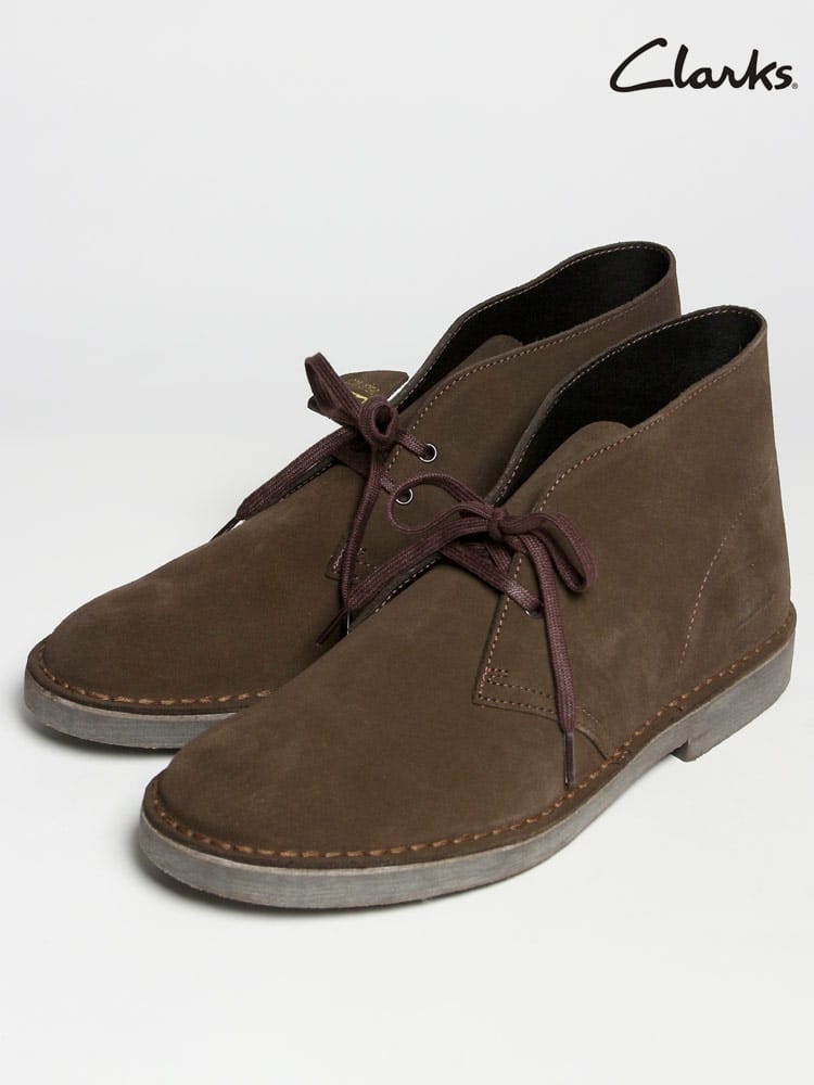 大きいサイズ メンズ Clarks (クラークス) スエード デザートブーツ DESERT BOOT 2 DARKBROWN