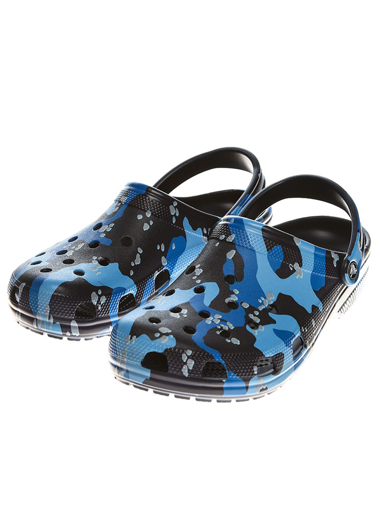 大きいサイズ メンズ crocs (クロックス) 迷彩 クロックス CLASSIC PRINTED CAMO CLOG |  大きいサイズの服【サカゼン公式通販】