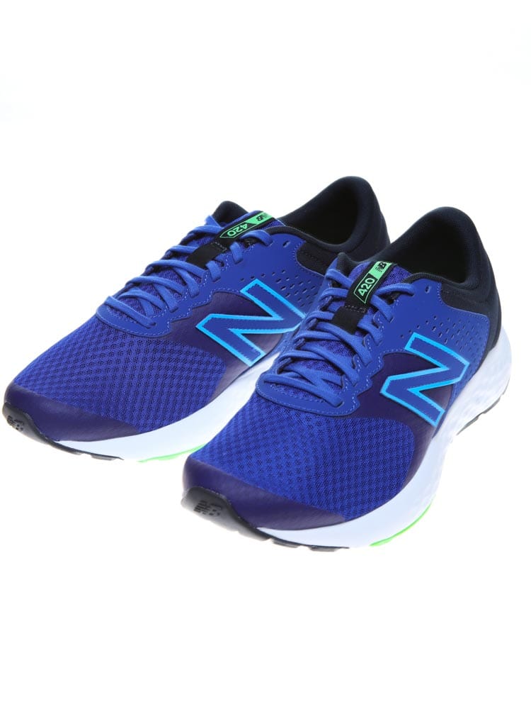 大きいサイズ メンズ new balance (ニューバランス) メッシュ ローカットスニーカー ME420 4E