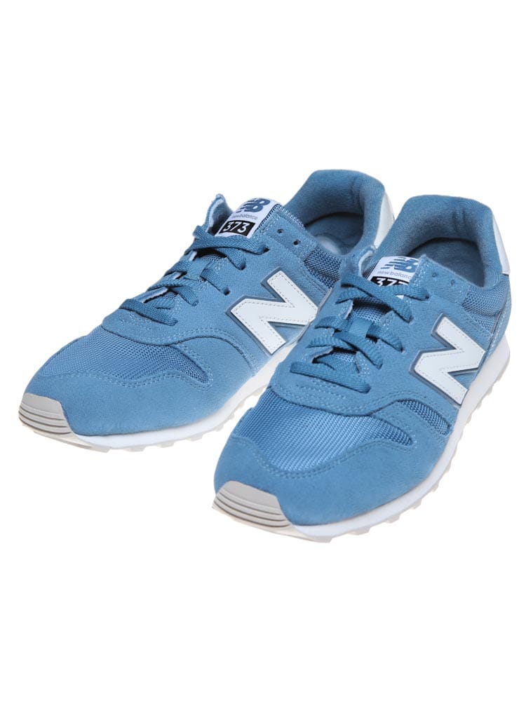 大きいサイズ メンズ new balance (ニューバランス) 異素材 メッシュ ローカットスニーカー ML373