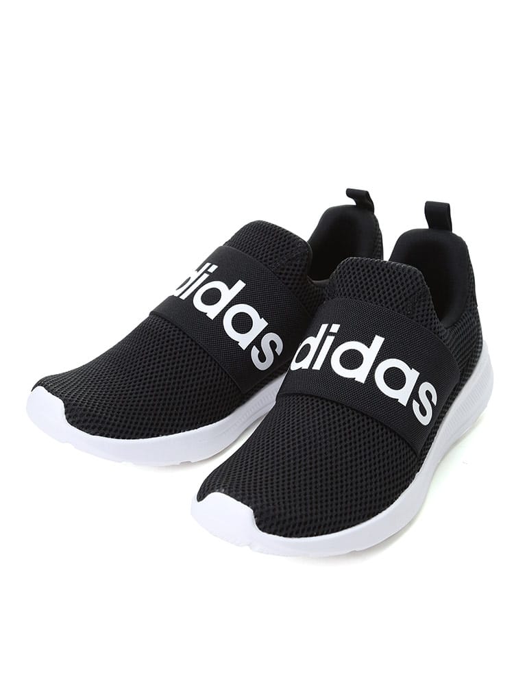 大きいサイズ メンズ adidas (アディダス) ロゴ メッシュ スリッポン 