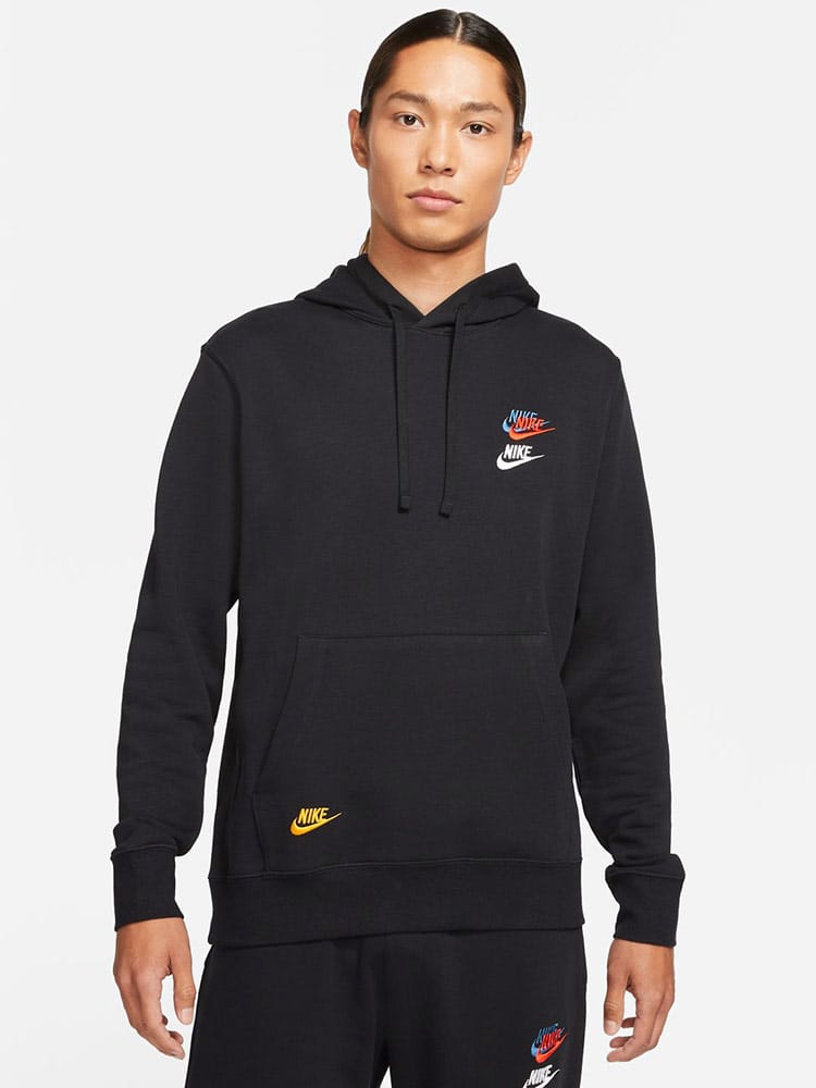 NIKE (ナイキ) ロゴ刺繍 プルオーバー パーカー