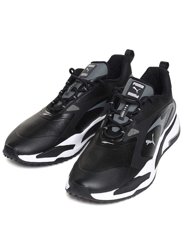 大きいサイズ メンズ PUMA (プーマ) GS ファスト ラバーアウトソール スパイクレス シューズ ゴルフシューズ GOLF SHOES