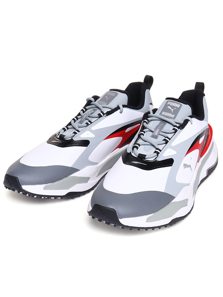 大きいサイズ メンズ PUMA (プーマ) GS ファスト ラバーアウトソール スパイクレス シューズ ゴルフシューズ GOLF SHOES