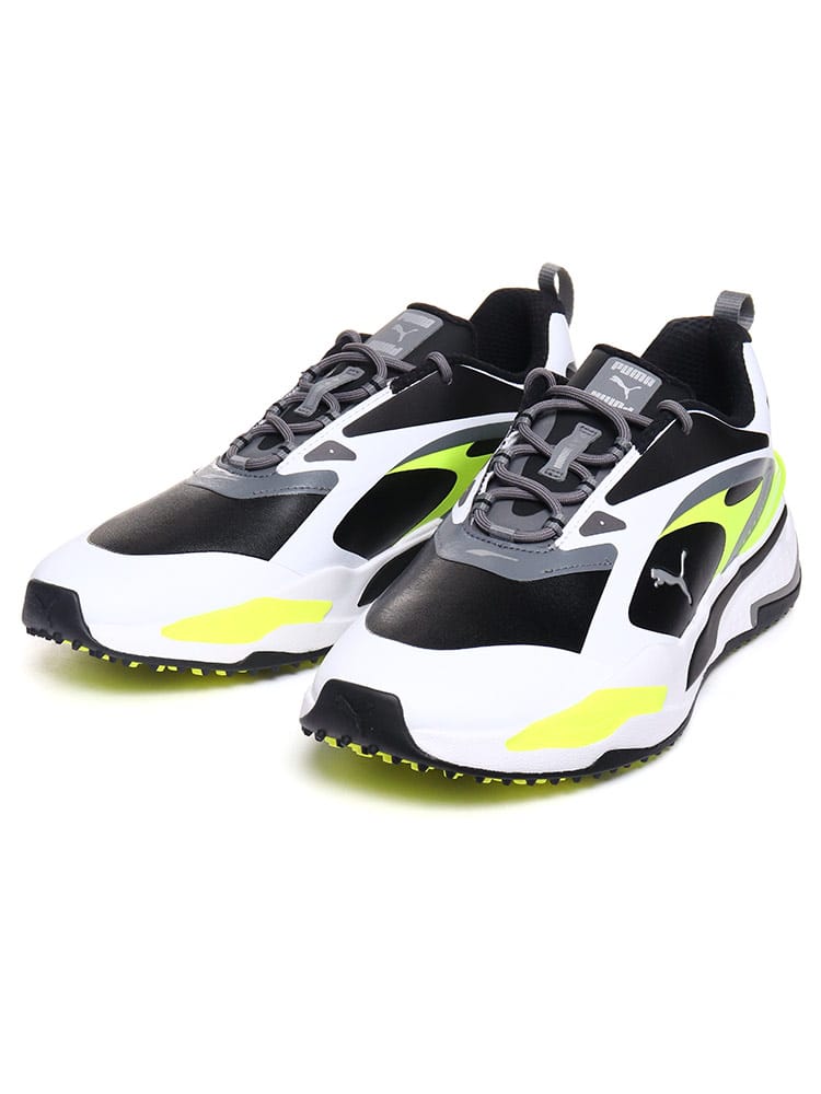 大きいサイズ メンズ PUMA (プーマ) GS ファスト ラバーアウトソール スパイクレス シューズ ゴルフシューズ GOLF SHOES