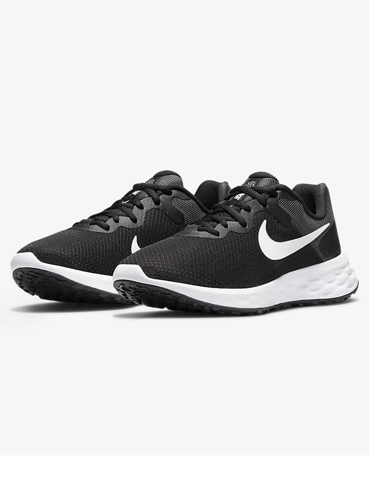 大きいサイズ メンズ NIKE (ナイキ) レボリューション 6 NN 4E ロゴプリント スニーカー