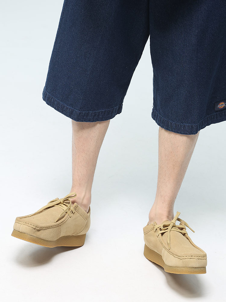 Clarks (クラークス) スエード レースアップ シューズ WallabeeEVO WP