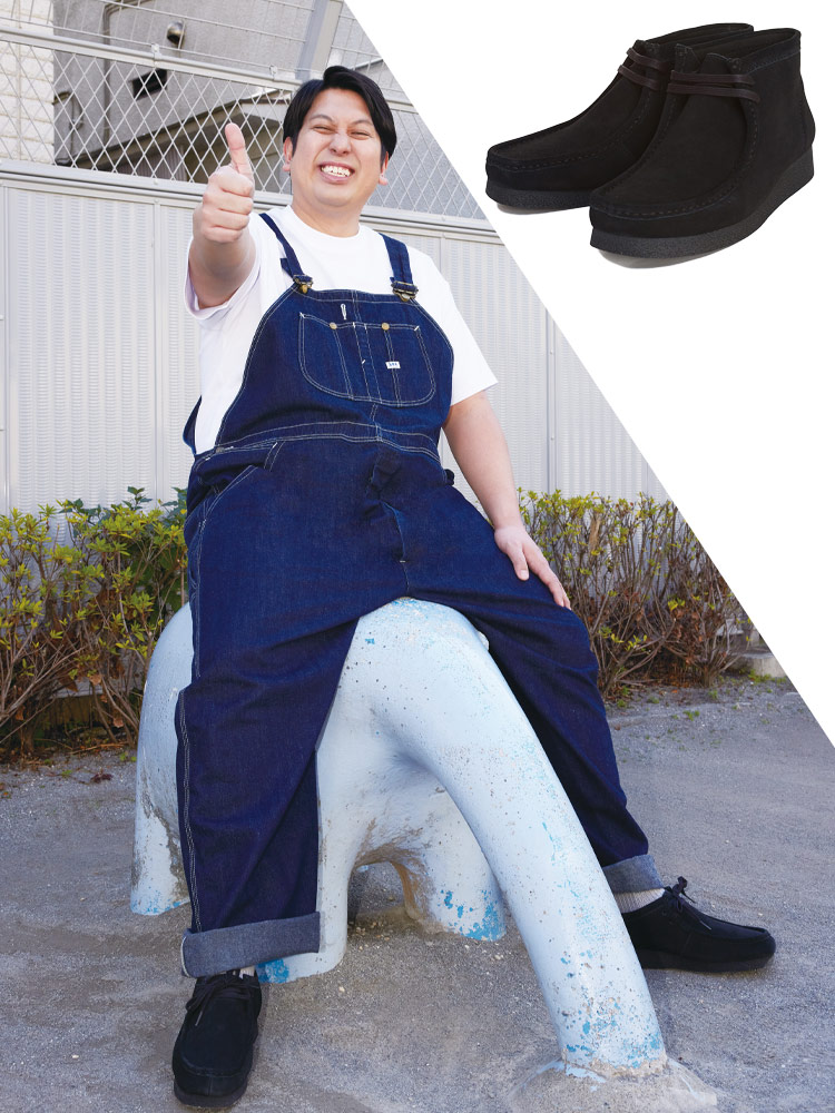 大きいサイズ メンズ Clarks (クラークス) スエード ワラビーブーツ WallabeeEVO Bt