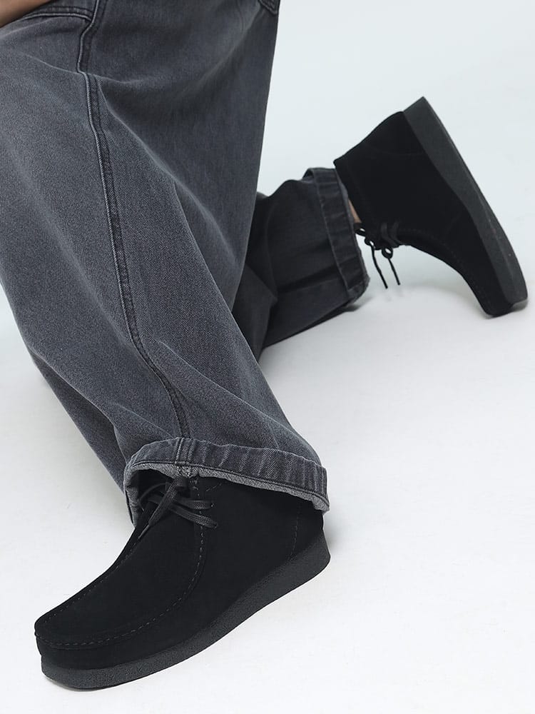 Clarks (クラークス) スエード レースアップ シューズ WallabeeEVO Bt