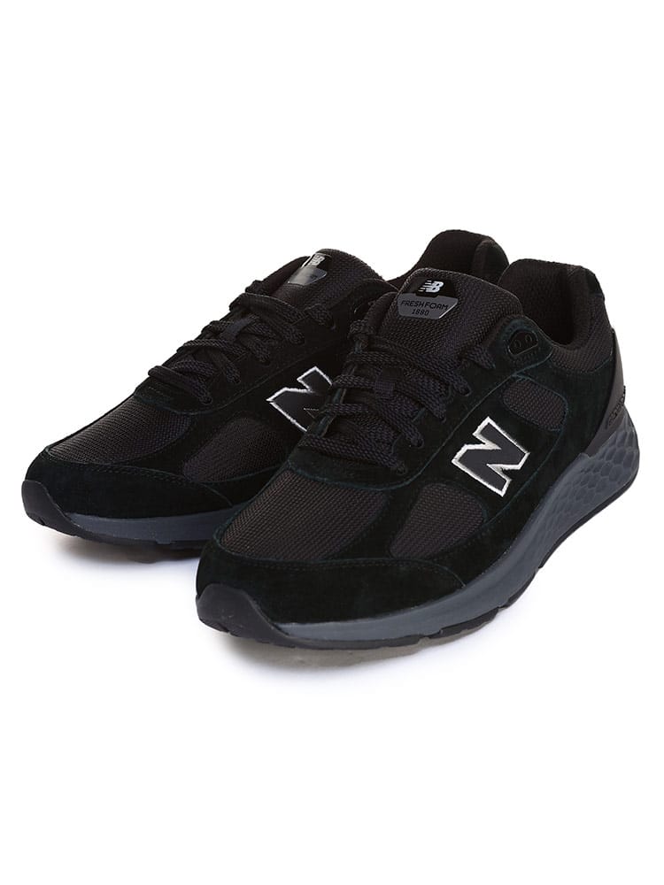 大きいサイズ メンズ new balance (ニューバランス) スエード メッシュ ローカットスニーカー MW1880