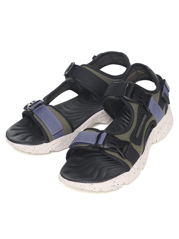 大きいサイズ メンズ SKECHERS (スケッチャーズ) ストラップ サンダル Stamina Sandal Streamer