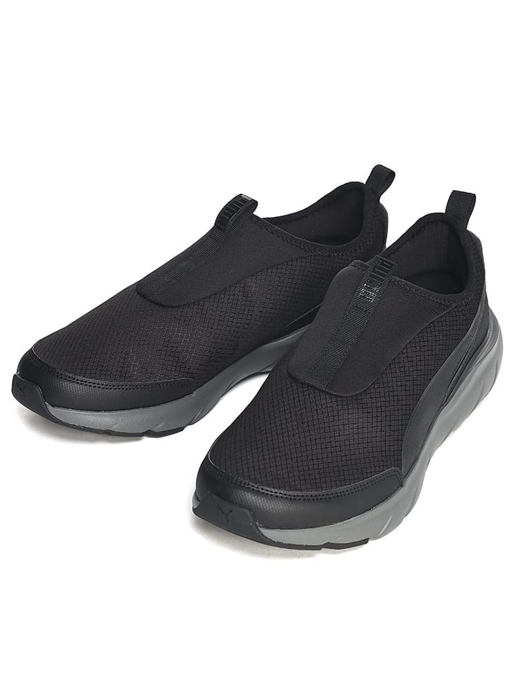 ソフトライド フレックス スリップオン ワイド ランニングシューズ (PUMA) プーマ 大きいサイズ メンズ