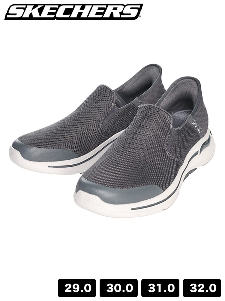 メッシュ スリッポン GO WALK ARCH FIT (SKECHERS) スケッチャーズ 大きいサイズ メンズ 