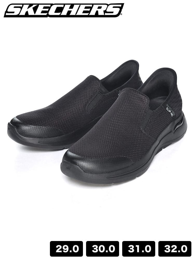 メッシュ スリッポン GO WALK ARCH FIT (SKECHERS) スケッチャーズ 大きいサイズ メンズ 