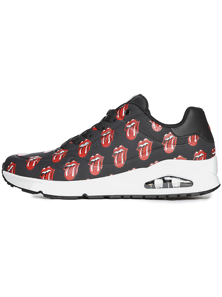 The Rolling Stones コラボ 総柄プリント スニーカー (SKECHERS 