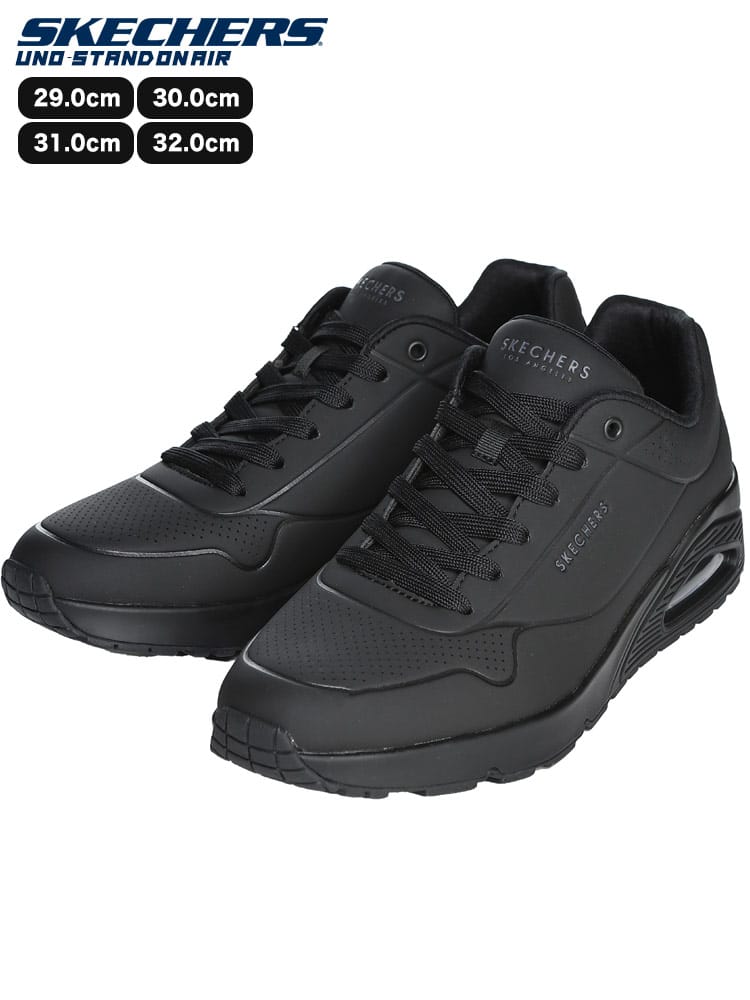 クッション ローカットスニーカー UNO-STAND ON AIR (SKECHERS) スケッチャーズ 大きいサイズ メンズ 