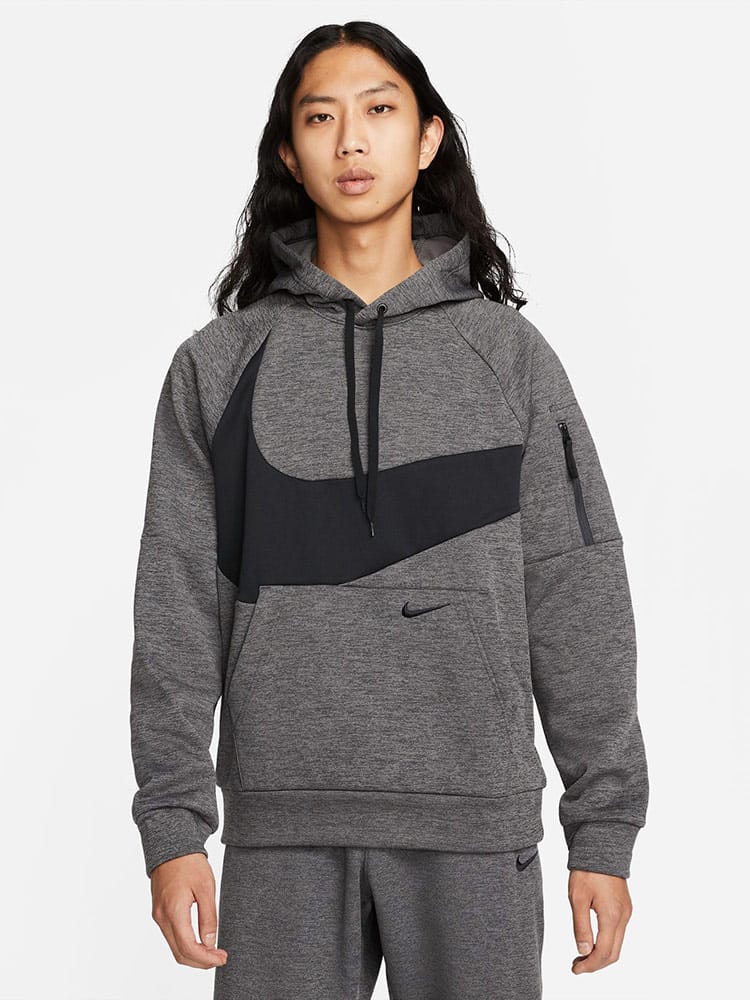 NIKE (ナイキ) 裏起毛 プルオーバー パーカー HD PO SWOOSH M L LL 