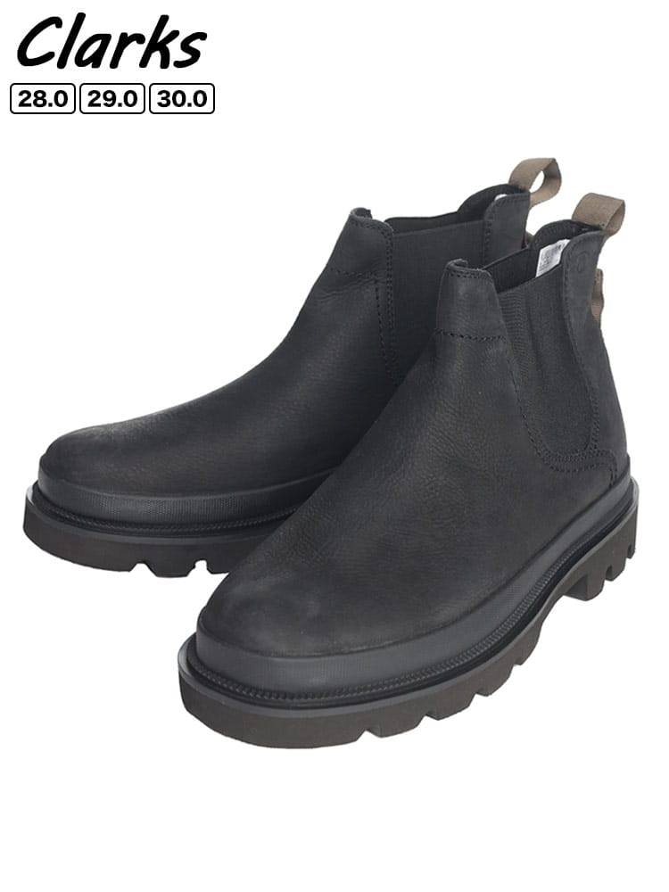 在庫処分 返品交換不可 サイドゴア バデルトップ (Clarks) クラークス 大きいサイズ メンズ 