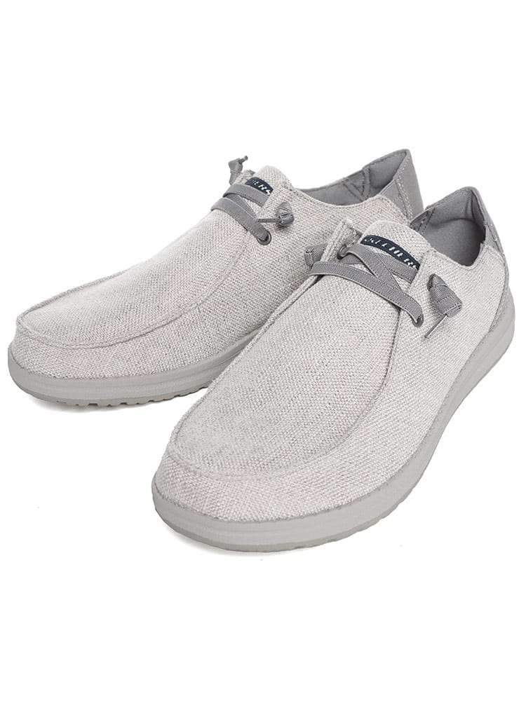 スニーカー キャンバスアッパー RELAXED FIT: MELSON - NELA 210726 シューズ デッキシューズ 大きいサイズ メンズ