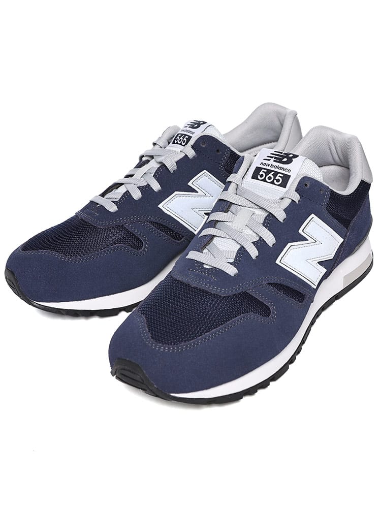 ローカットスニーカー スエードメッシュ レザー ML565 ML565D22 シューズ ランニング 大きいサイズ メンズ