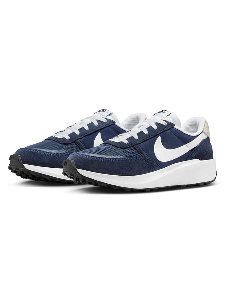 ローカットスニーカー スエード×ナイロン ワッフル ナビ FJ4195 シューズ 靴 スポーツ 大きいサイズ メンズ