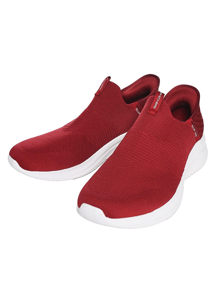 スリッポン ニットアッパー スリップオン スニーカー ULTRA FLEX 3.0-SMOOTH STEP シューズ 軽量 ランニング 大きいサイズ メンズ