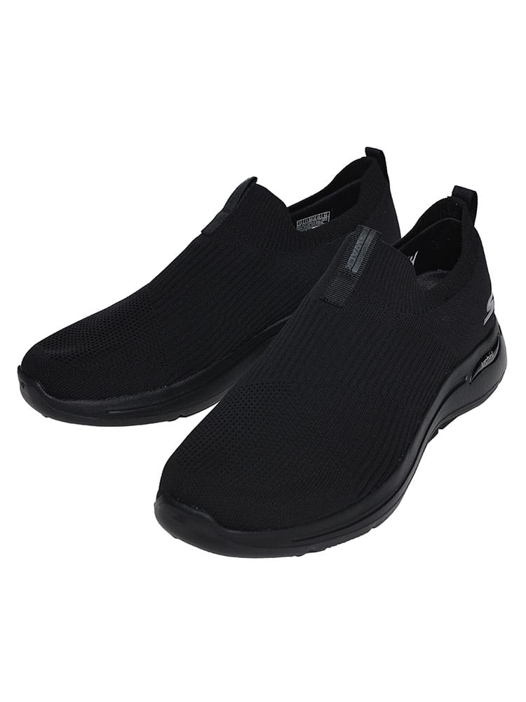 スリッポン ニットアッパー スリップオン スニーカー GO WALK ARCH FIT-ICONIC シューズ 軽量 ランニング 大きいサイズ メンズ