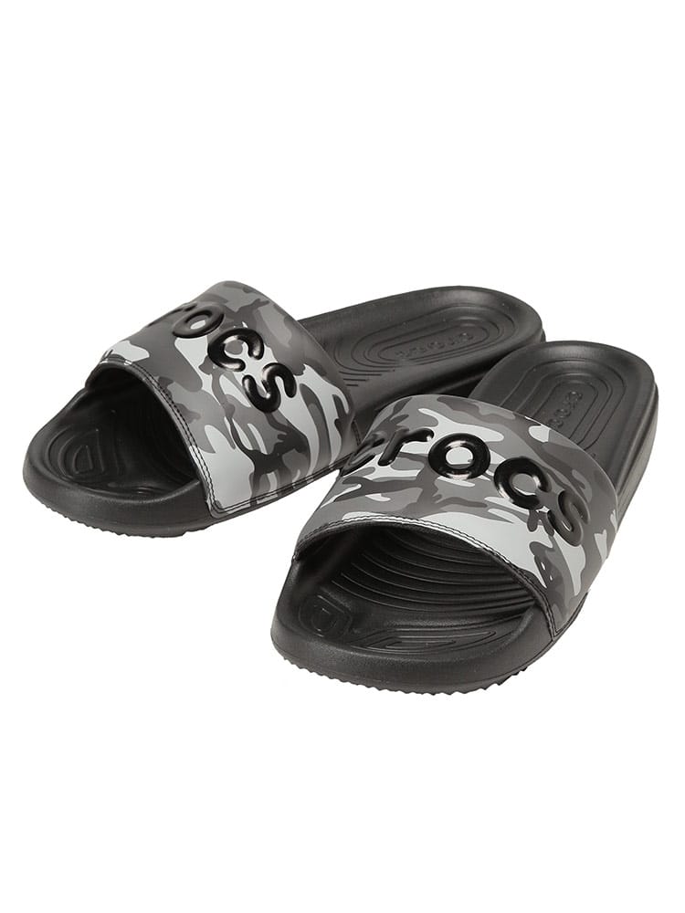 サンダル メンズ 大きいサイズ カモフラ柄 スライドサンダル CROCS ALLDAY CAMOUFLAGE SLIDE 靴 サンダル シャワーサンダル デイリー 海 ビーチ 春 夏